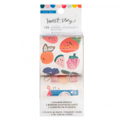 Sweet Story Rouleaux d'autocollants - 2 bobines