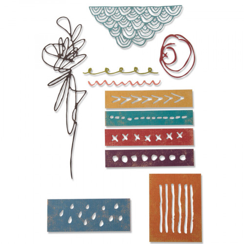 Thinlits Die Set Symboles Mixed Media - 11 pcs