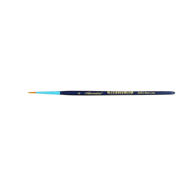 Pinceau rond en fibre synthétique série Blue Line 80RO n°6