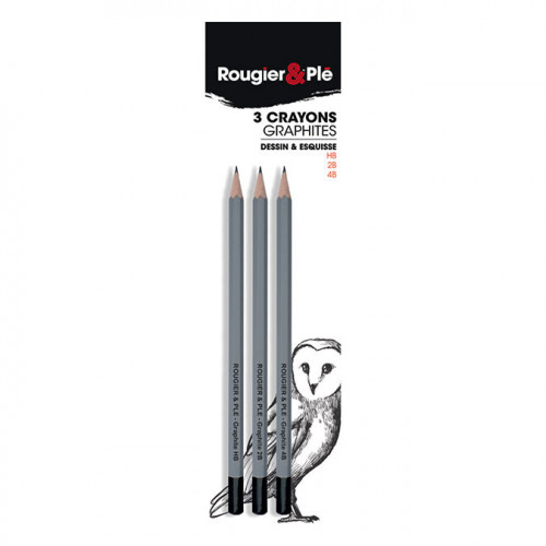 Crayon graphite HB - 2B - 4B