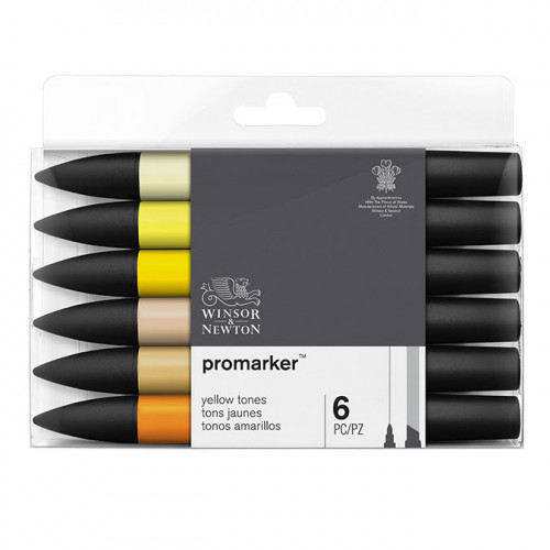 Promarker Set Jaunes x 6 pièces