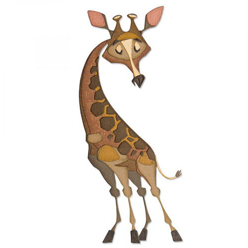 Thinlits Die Set Colorize Girafe Gertrude - 10 pcs