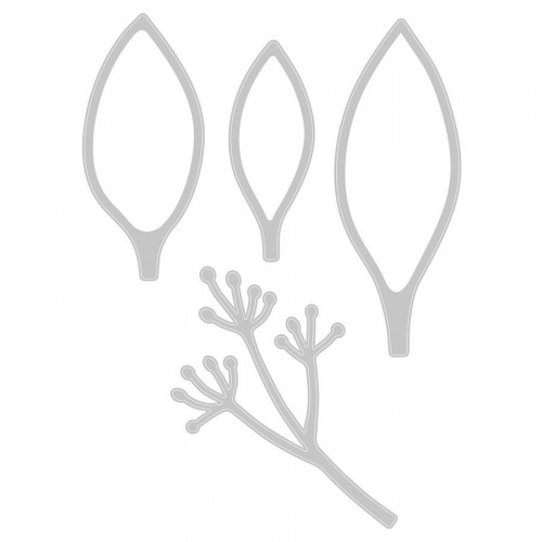Thinlits Die Set Feuilles élégantes - 4 pcs
