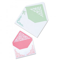 Thinlits Die Set Doublures enveloppes botaniques - 6 pcs