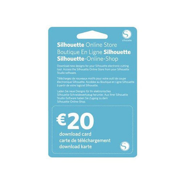 Code de téléchargement Silhouette Design Store 20 €