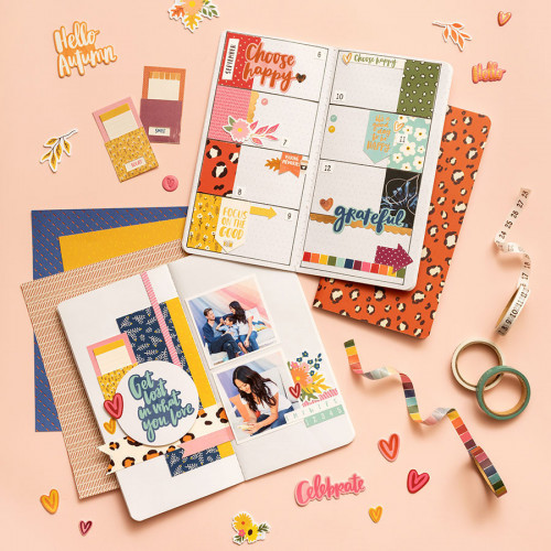 Late Afternoon Mini enveloppes adhésives avec cartes - 16 pcs