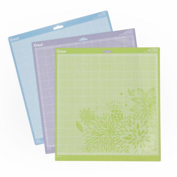 Lot de 3 tapis de coupe CRICUT - 30,5 x 30,5 cm