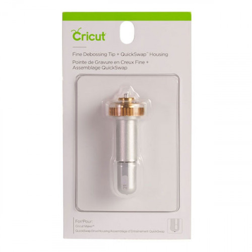 Pointe fine d'embossage avec boitier CRICUT
