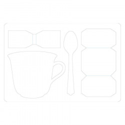 Scoreboards L Die Tasse avec cuillère 3D