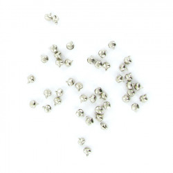 Grelots argentés - Ø 0,7 cm - 48 pcs