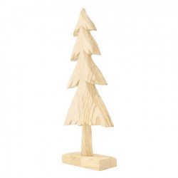 Sapin en bois sur socle - 21 cm
