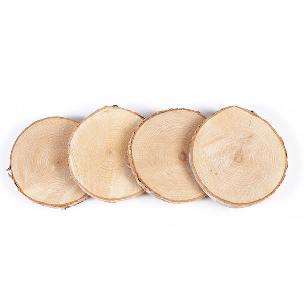 Rondelles en bois - 4 pcs