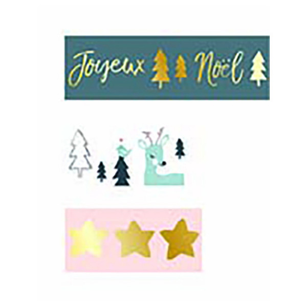 Washi Tape Noël - 3 rouleaux