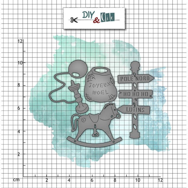 Die Set Bullet : Noël - 4 pcs