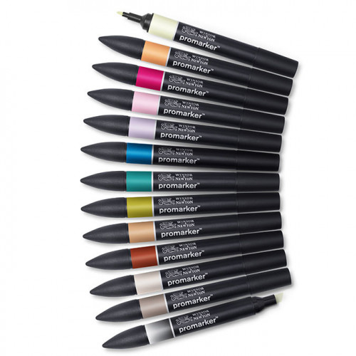 Set de Promarker Manga romance - 12+1 pcs