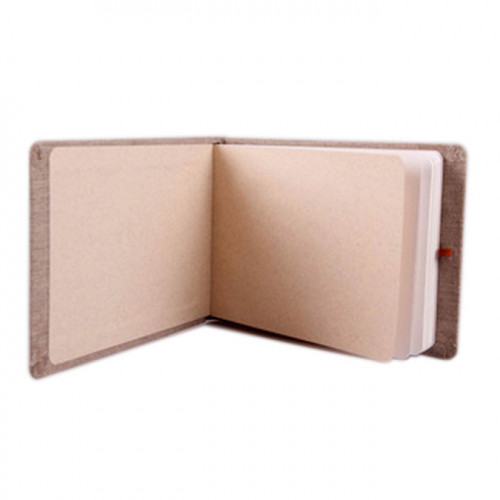 Carnet de voyage Goldline Toilé PORTRAIT 180 g/m² 30 Feuilles - 14,8 x 21 cm