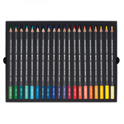 Crayon de couleur Museum Aquarelle Boite de 40 couleurs