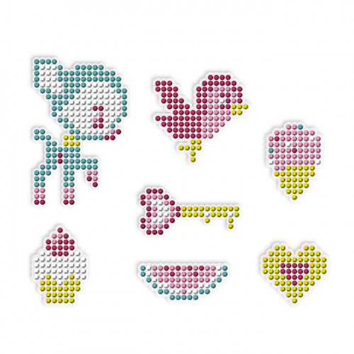 Kit créatif Pixel strass stickers