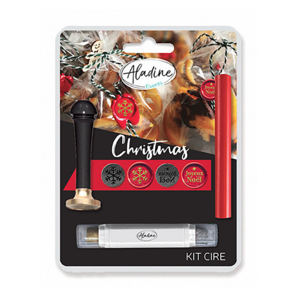 Kit Cire à cacheter Noël