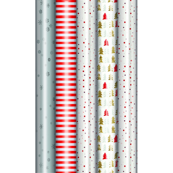 Papier cadeau Santa rouleau 2 x 0,7 m