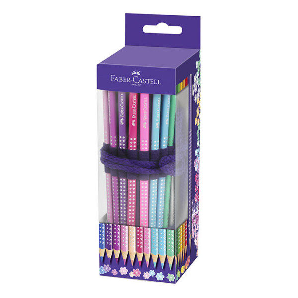 Crayon de couleur Sparkle Trousse 20 crayons + accessoires