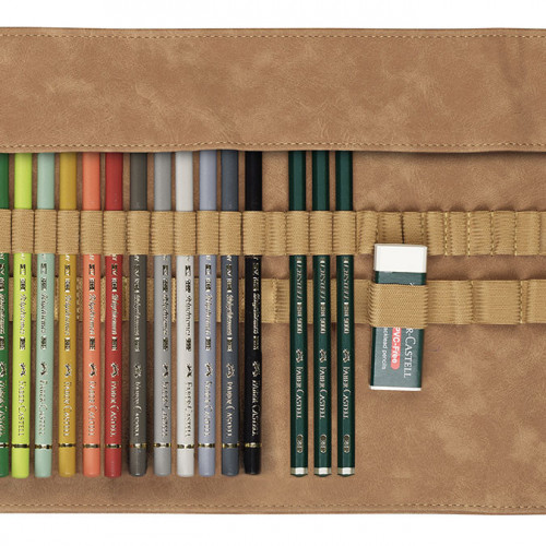 Crayon de couleurs Polychromos Trousse 30 crayons + accessoires