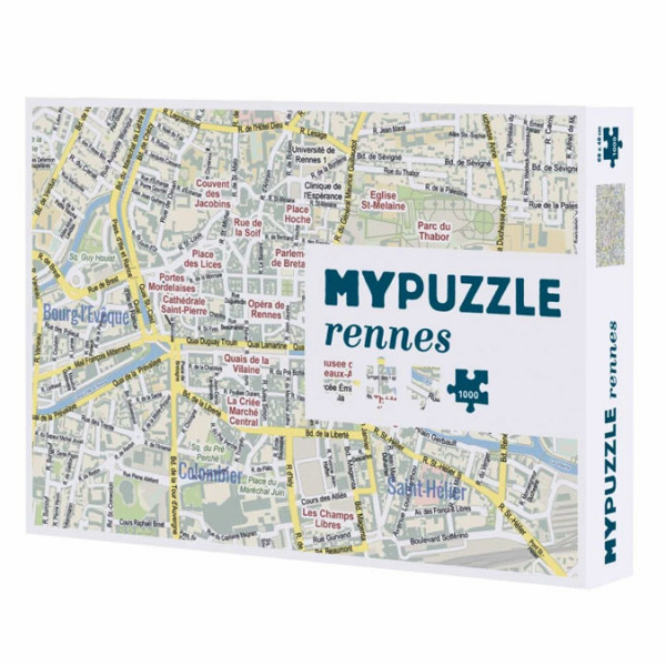 Puzzle plan de Rennes