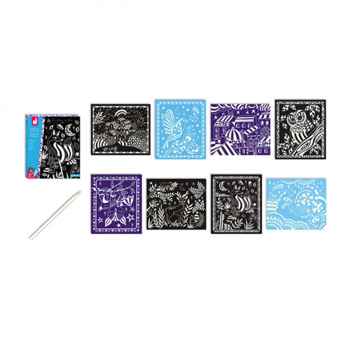 Kit Créatif Scratch Art Phosphorescent