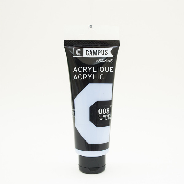 Peinture acrylique étude Campus 100ml - bleu pastel 008