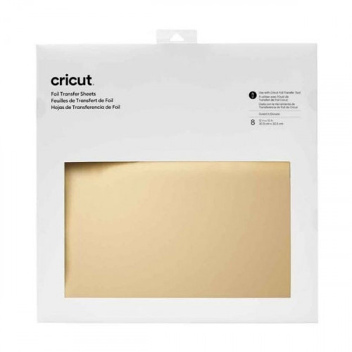 Cricut Foil Transfer Assortiment Or 30 x 30 cm - 8 feuilles