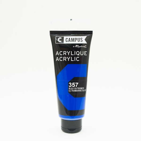 Peinture acrylique étude Campus 100ml - bleu outremer 357