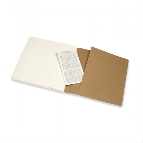 Album pour croquis Kraft papier ivoire 120 g/m² - 19 x 19 cm