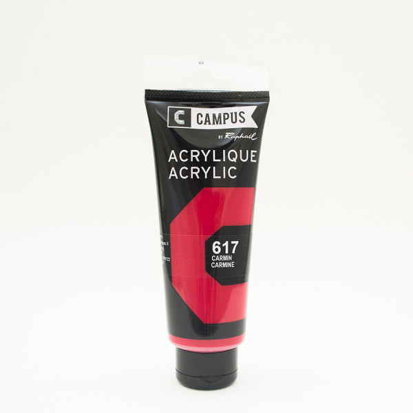 Peinture acrylique étude Campus 100ml - carmin 617