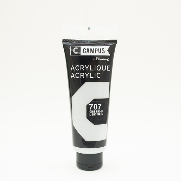 Peinture acrylique étude Campus 100ml - gris froid 707