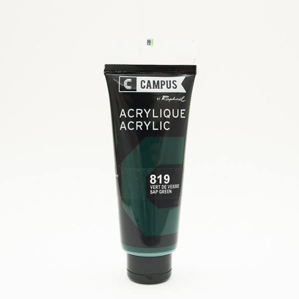 Peinture acrylique étude Campus 100ml - vert de vessie 819