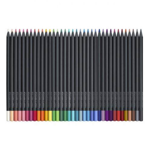 Crayons de couleurs Black Edition 24 pcs - Scrapmalin