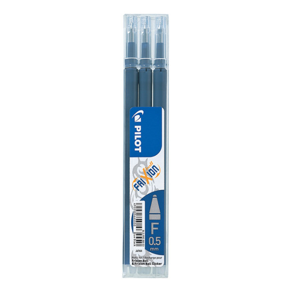 Recharge pour stylo effaçable Frixion Pointe fine Bleu nuit 3 pcs