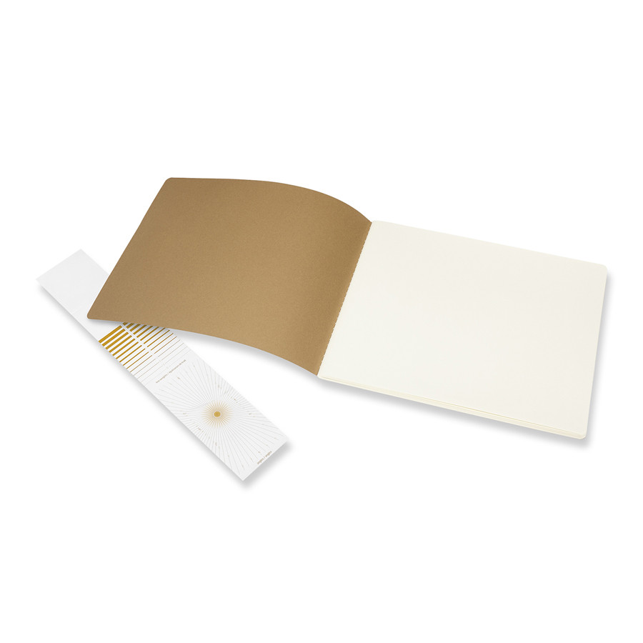 Album pour croquis Kraft papier ivoire 120 g/m² - 21,59 x 27,94 cm