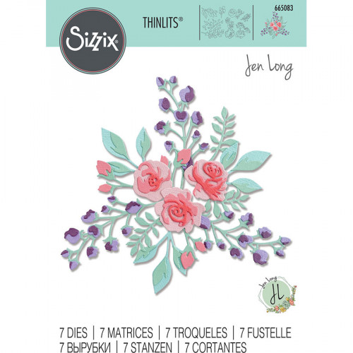 Thinlits Die Set Fleurs #2 - 7 pcs