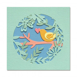 Thinlits Die Set Scène printanière - 5 pcs