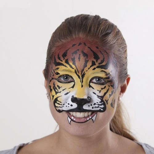 Pochoir maquillage Tigre