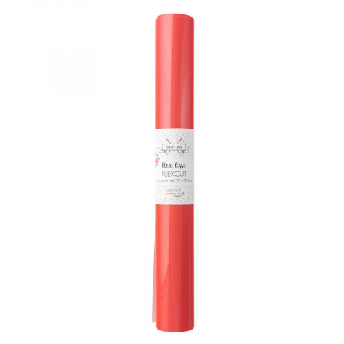 Flex thermocollant Flexcut 50 x 25 cm rouge