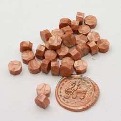 Cire à cacheter rose ancien nacré 35 g