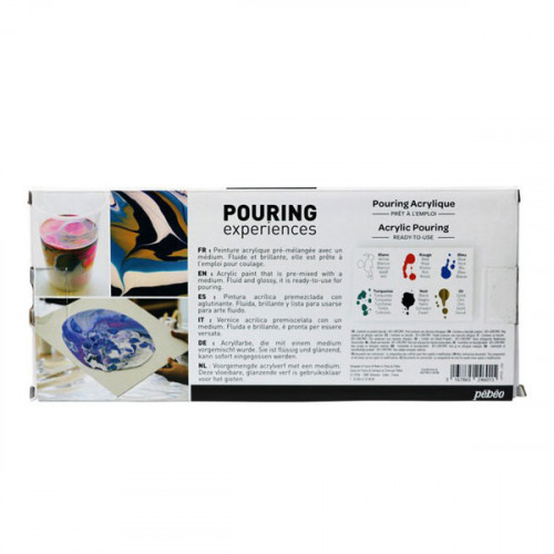 Peintures acryliques Pouring Expérience 6 x 118 ml