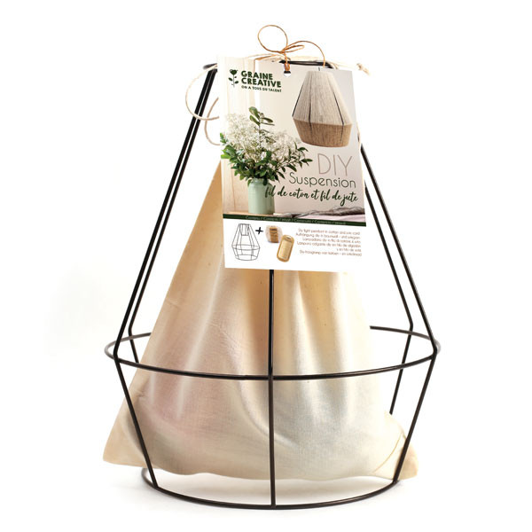Kit DIY suspension en coton et jute