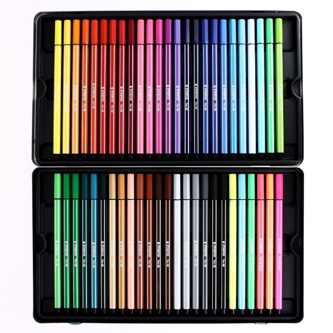 Feutre Pen 68 Pastellove 15 couleurs - Scrapmalin