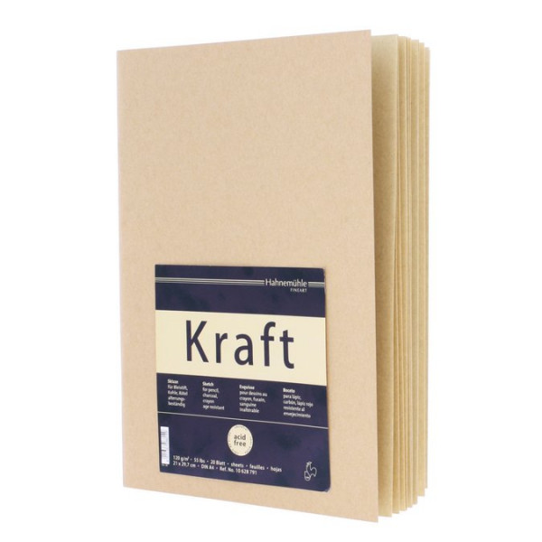 Carnet - kraft - 120 g/m² - A4