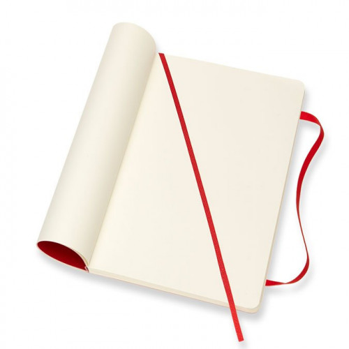 Carnet blanc souple - Scarlet - 13 x 21 cm