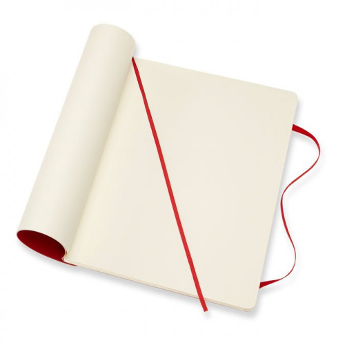Carnet blanc souple - Scarlet  - 19 x 25 cm