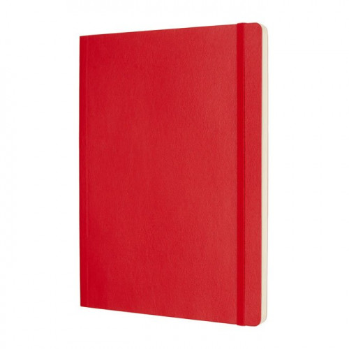 Carnet blanc souple - Scarlet  - 19 x 25 cm